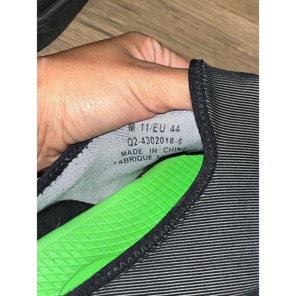 OOFOS Black & Gray Lightweight Recover Performance Fibre Low Shoes Men's Size 11 - Picture 8 of 9